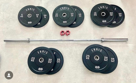 Barbell & Bumper Plates weight Package